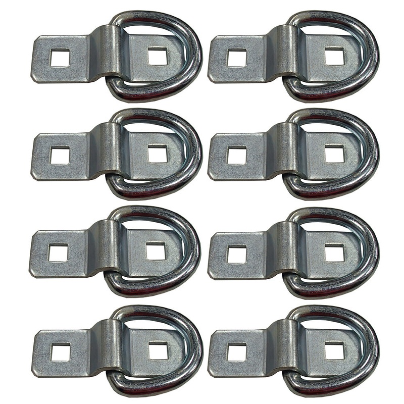 Qty 8: 3/8" Bolt-on D-Ring Fits Universal Products Replaces SR15