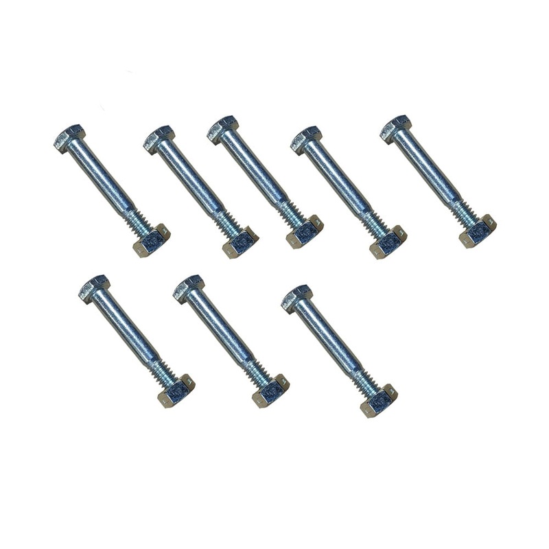 Qty 8: Shear Pin with Nut, 1-3/4" x 1/4" Fits Prime Line Replaces 7-04370