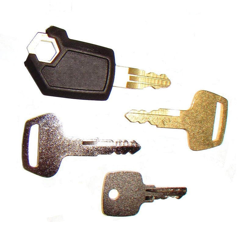 TR261434 4 pc Key Set Fits Komatsu