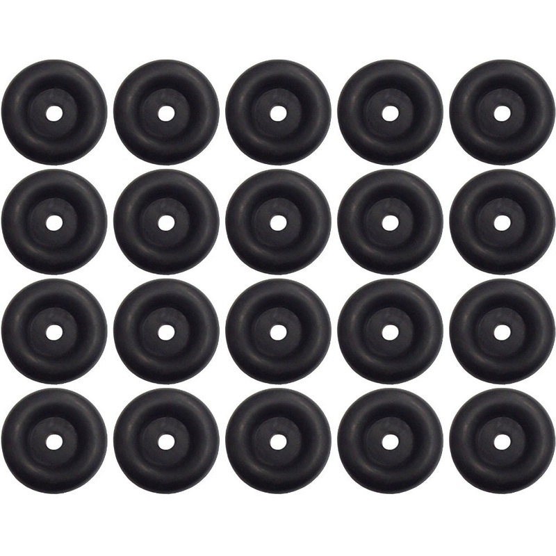 Qty 20: Rubber Door Bumper Fits Universal Products Replaces B1-RUBBERCAP