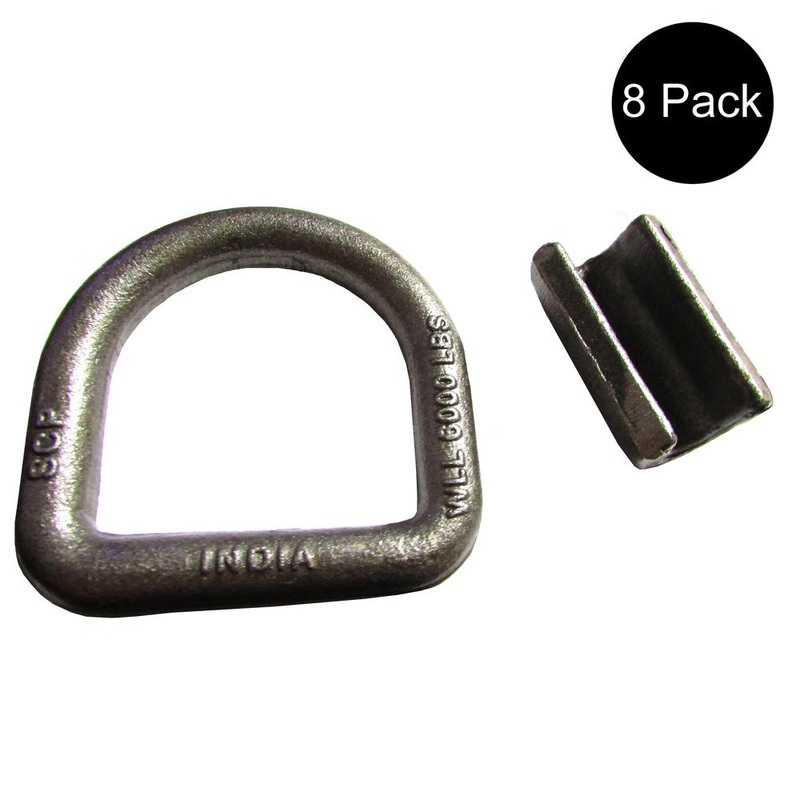 Qty 8: 5/8" Weld On D-Ring Fits Universal Products Replaces OTK20-0223_x8