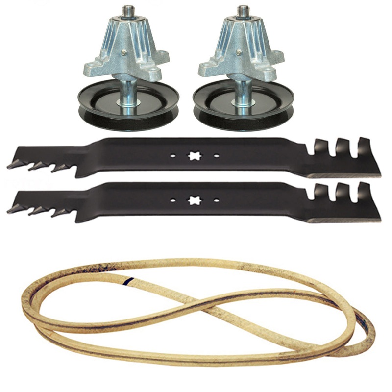 Spindle Assembly, Blade & Belt Kit Fits Troy Bilt Replaces 742-0616