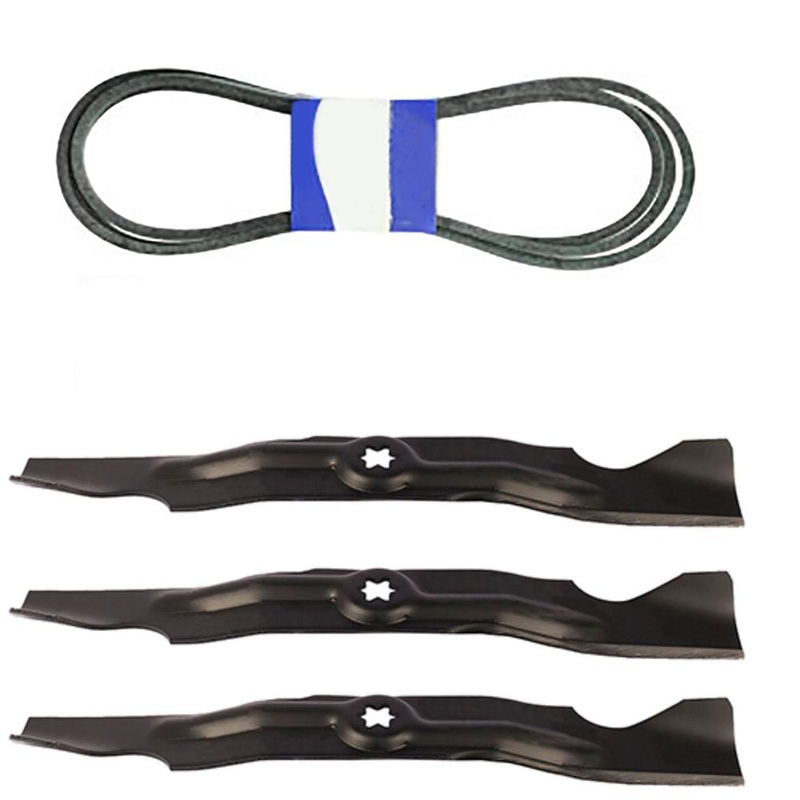 Lawn Mower Belt and Blade Kit Fits Cub Cadet Replaces 490-110-C123