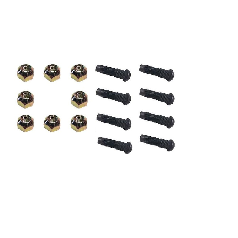QTY 8: Lug Nut & Stud Kit Fits Bobcat Replaces 6519169