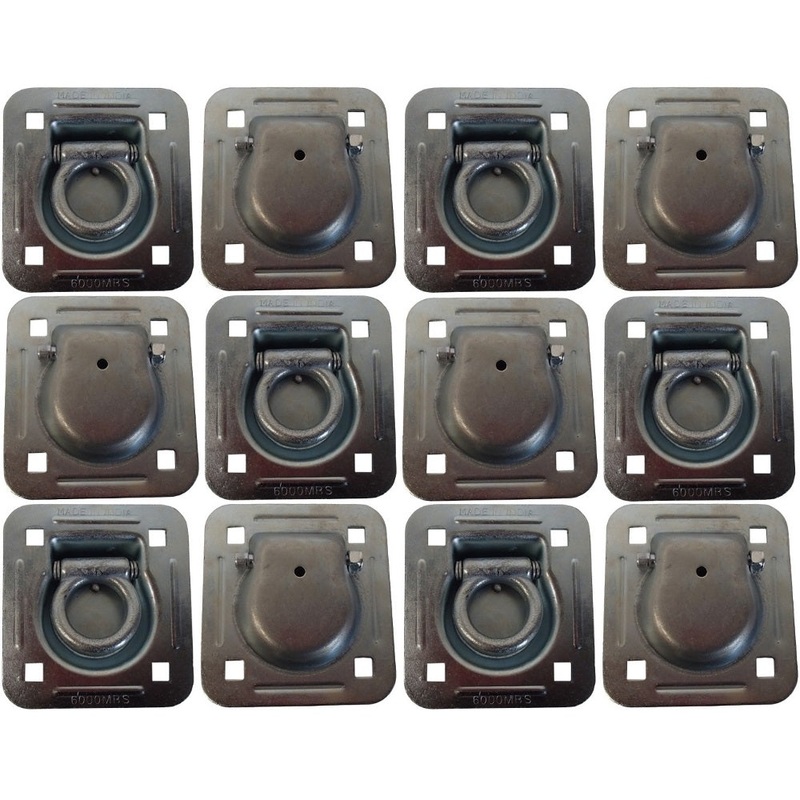 Qty 12: 1-1/2" Bolt-on Recessed D-Ring Fits Universal Products Replaces RDR5