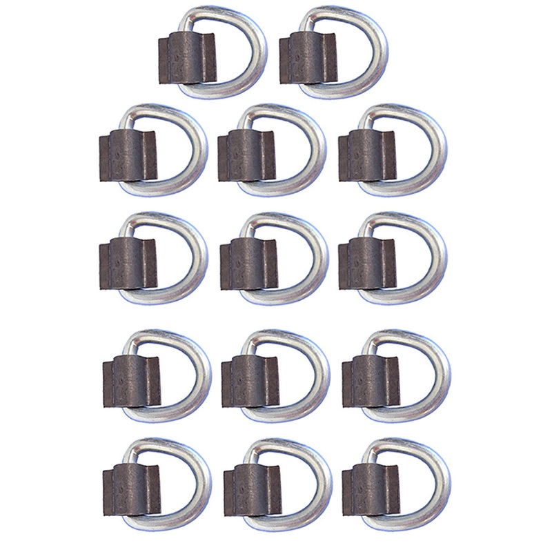 Qty 14: 3/8" Weld On D-Ring Fits Universal Products Replaces 10WR15