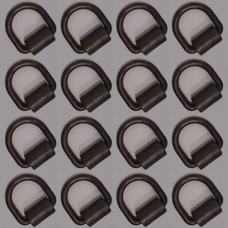 Qty 16: 1/2" Weld On D-Ring Fits Universal Products Replaces DR050-WLD