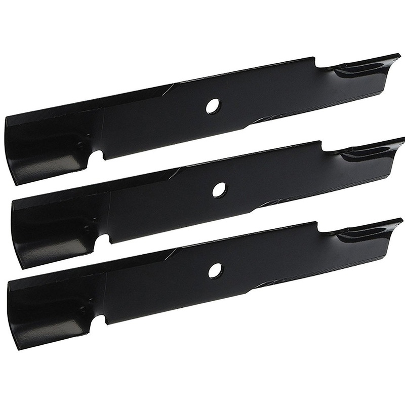 Qty 3: Notched Mower Blade Fits Universal Products Replaces 21871