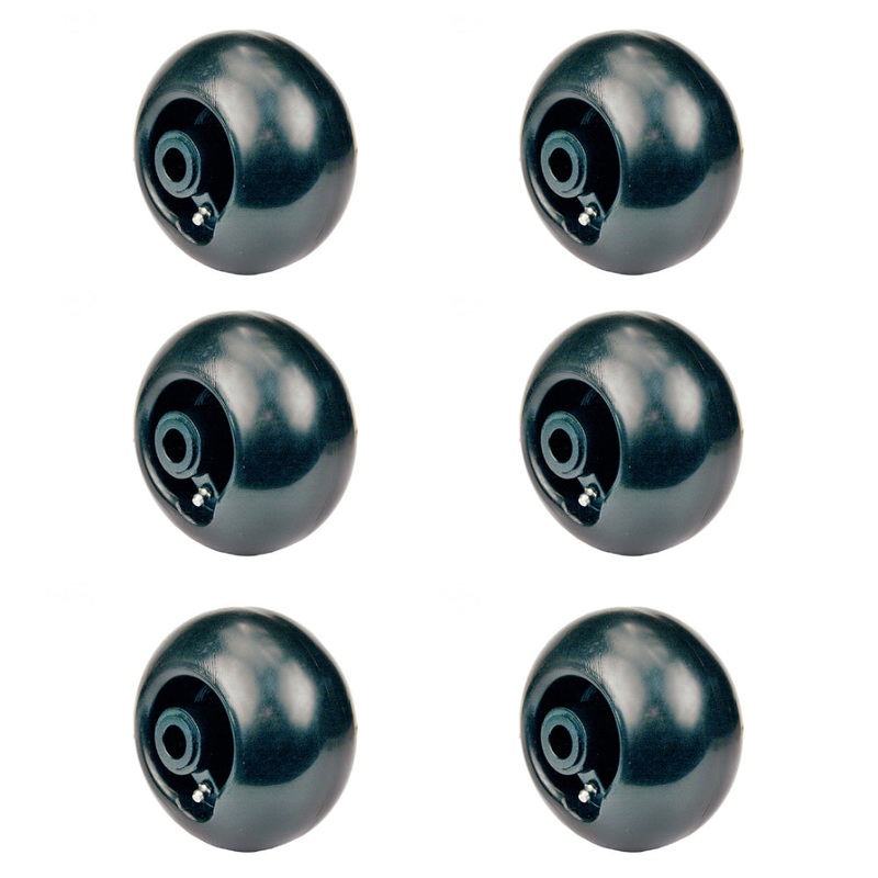 Qty 6: Plastic Deck Wheel Fits Kubota Replaces 14473