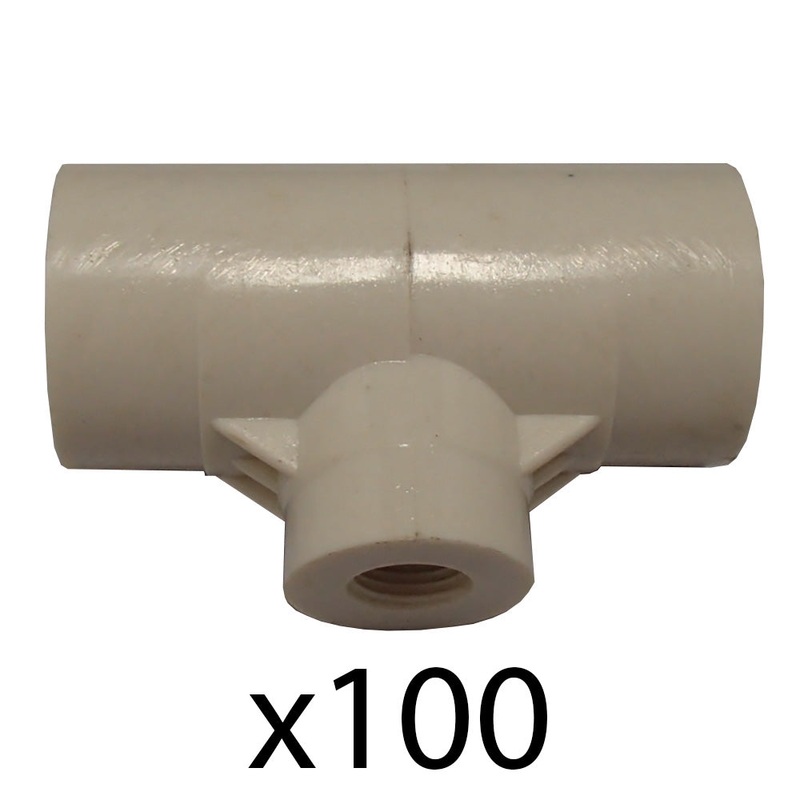 Qty 100: Water Drinker PVC Fitting Fits Universal Products Replaces 12F