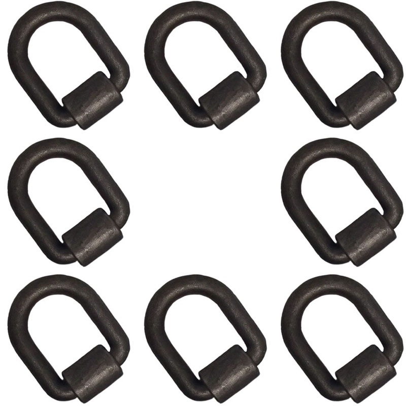 Qty 8: 1" Weld On D-Ring Fits Universal Products Replaces 8 DR100L