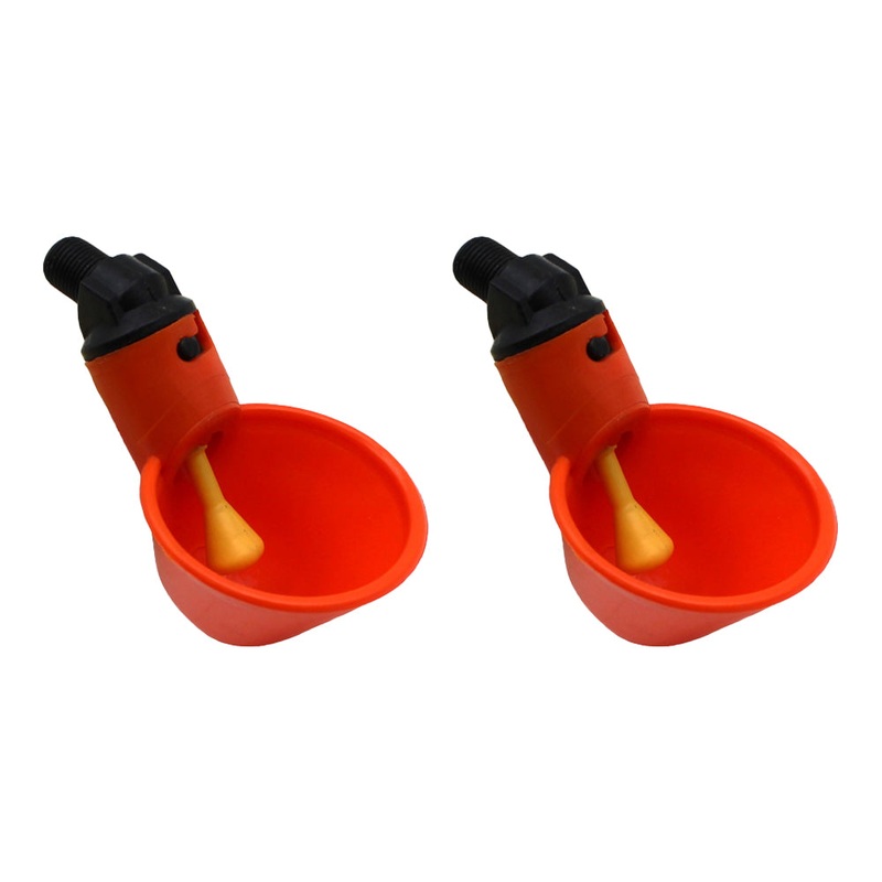 AUTOWTRDRNKRCUP Qty 2: Automatic Water Drinker Cup Fits Universal Products