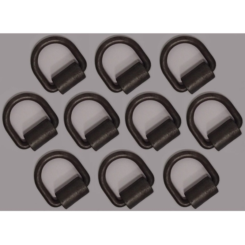 Qty 10: 1/2" Weld On D-Ring Fits Universal Products Replaces DR050-WLD