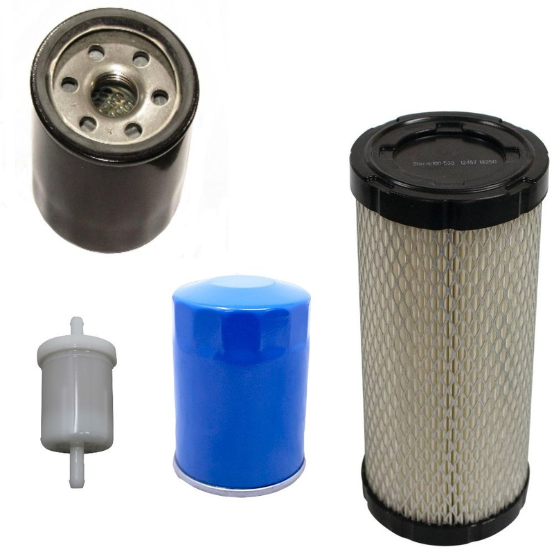 4-Piece Filter Set Fits Kubota Replaces 12581-43010