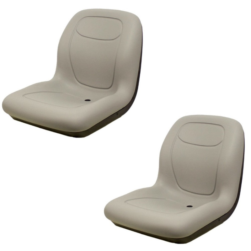 Qty 2: Grey Vinyl Seat  Fits Universal Products Replaces 306860K