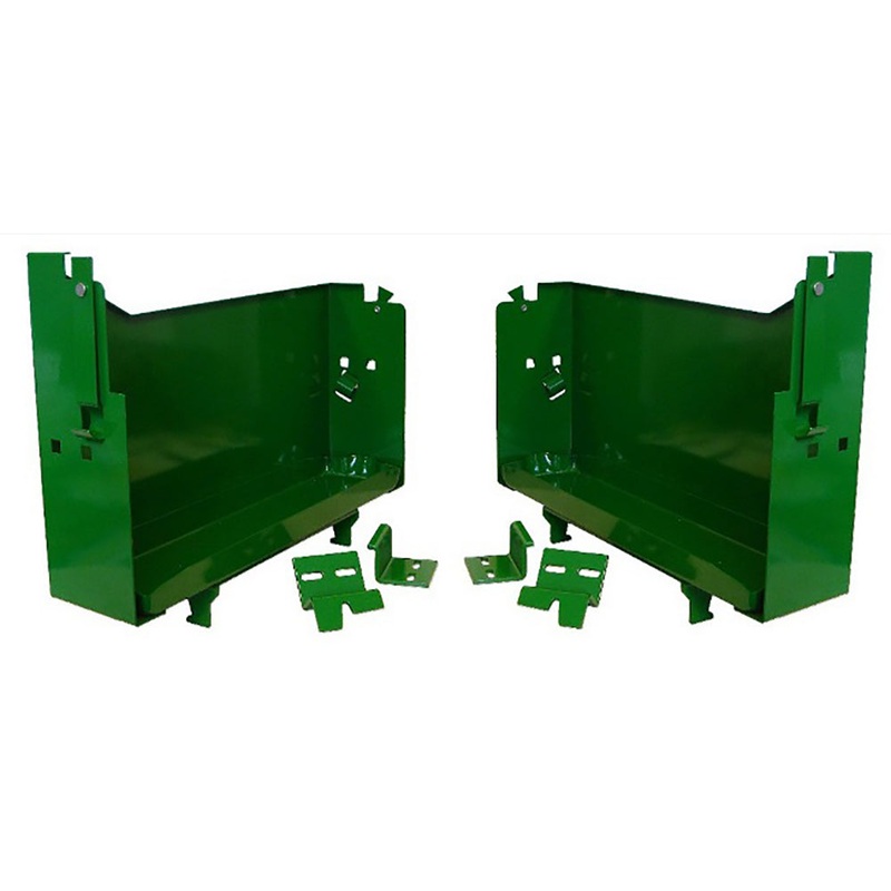 Right & Left Hand Battery Box Set Fits John Deere Replaces AR10209