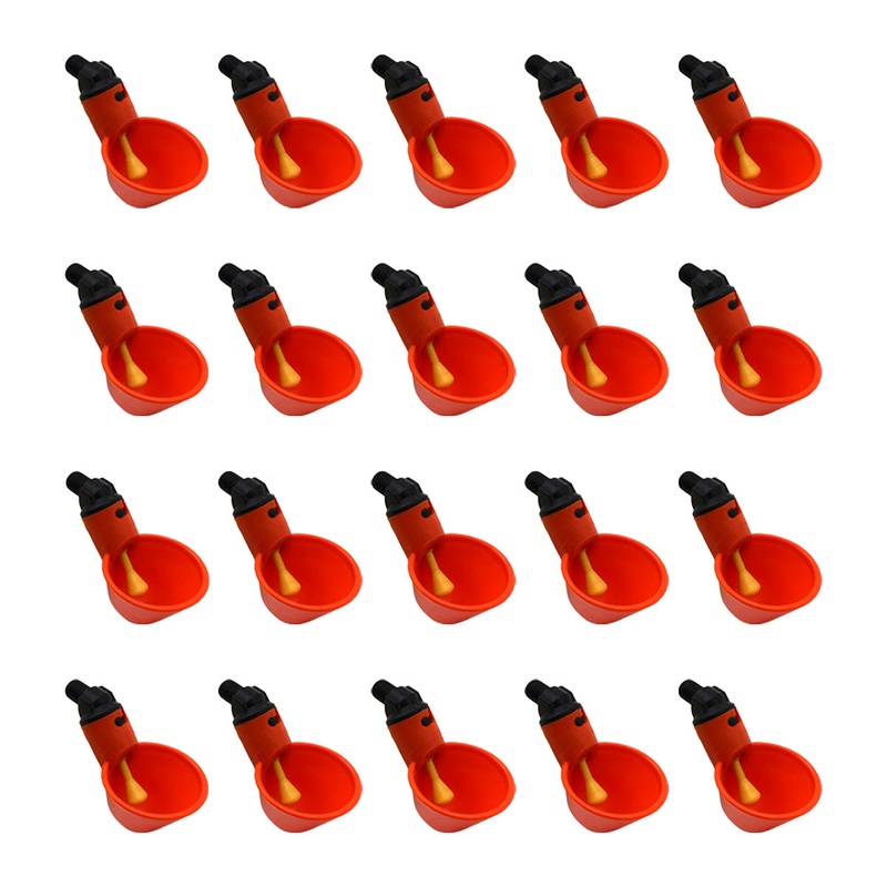 AUTOWTRDRNKRCUP Qty 20: Automatic Water Drinker Cup Fits Universal Products