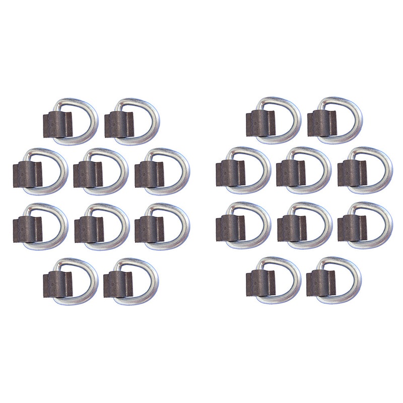 Qty 20: 3/8" Weld On D-Ring Fits Universal Products Replaces 10WR15