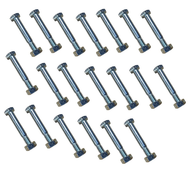Qty 20: Shear Pin with Nut Fits Jacobsen Replaces 16C132