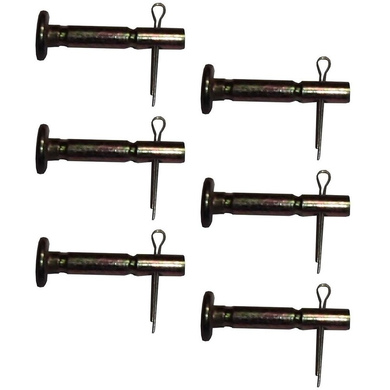 Qty 6: Shear Pin with Cotter Pin, 1-5/8" x 1/4" Fits MTD Replaces 714-04040