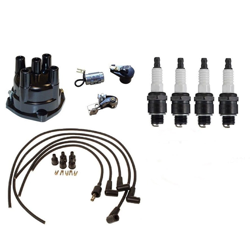 156360A Tune-Up Kit, Spark Plugs, Wiring Set, & Distributor Cap Fits Oliver 2-44