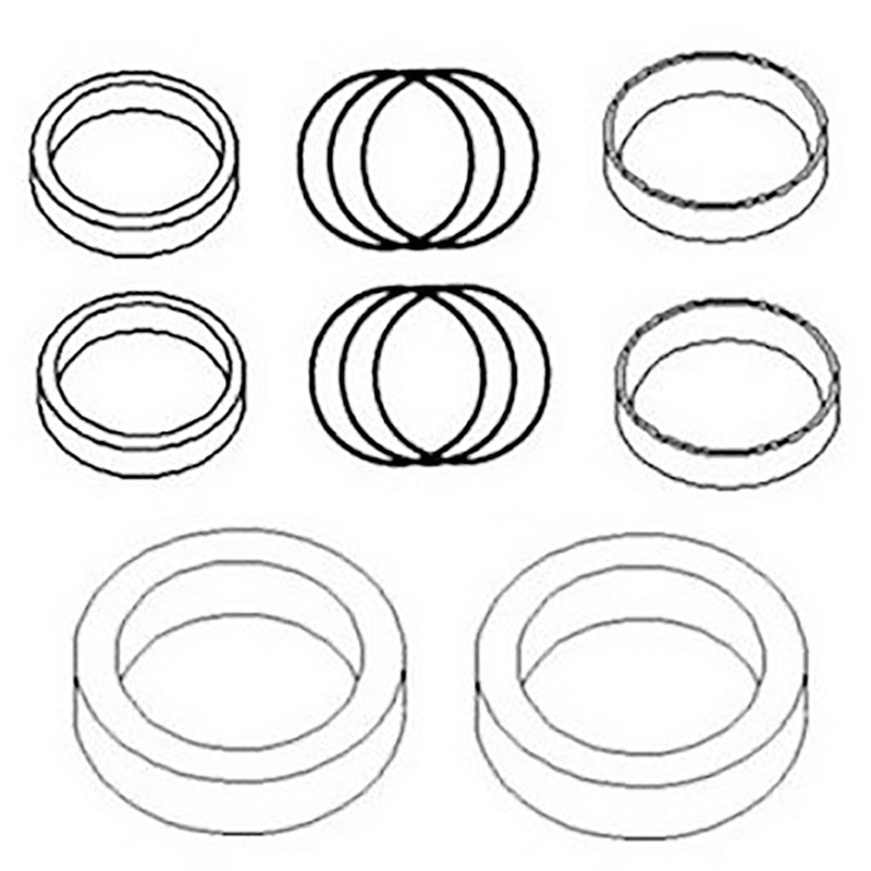 Cylinder Seal Kit Fits Massey Ferguson Replaces 835833M92