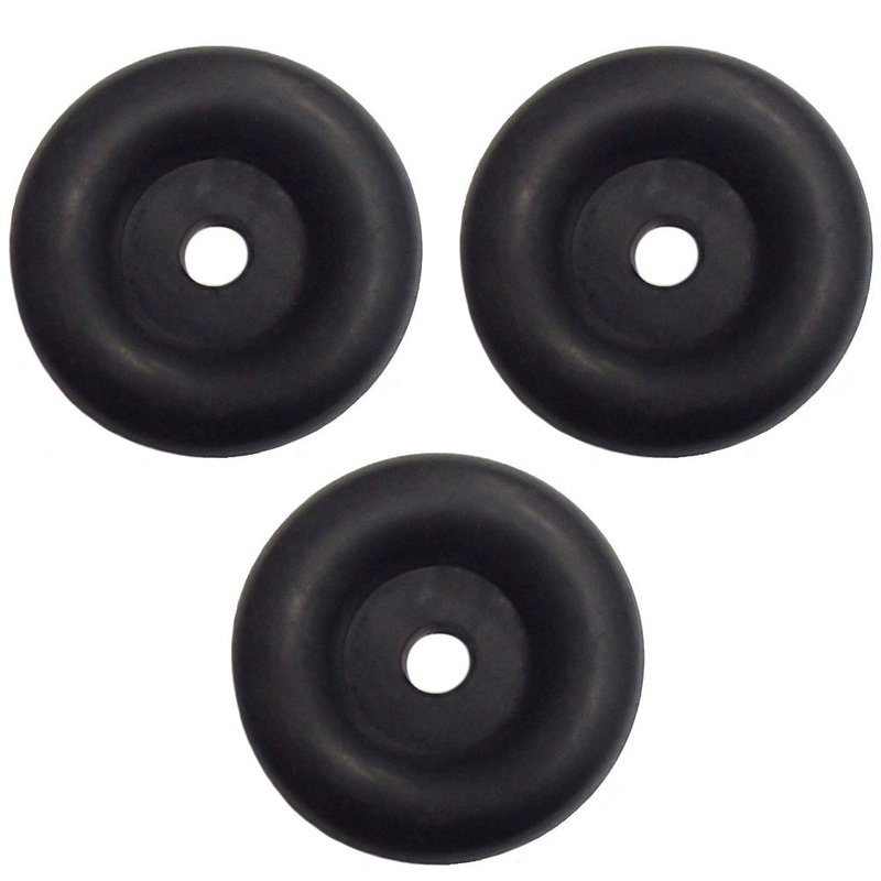 Qty 3: Rubber Door Bumper Fits Universal Products Replaces B1-RUBBERCAP