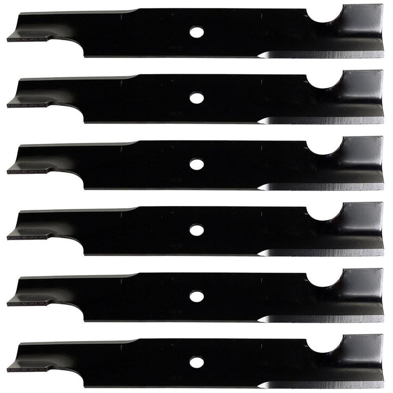 Qty 6: Notched Mower Blade Fits Bad Boy Replaces 038-5350-00