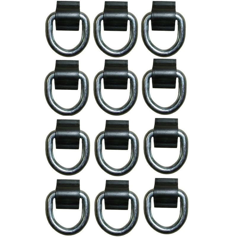 Qty 12: 3/8" Weld On D-Ring Fits Universal Products Replaces 10WR15