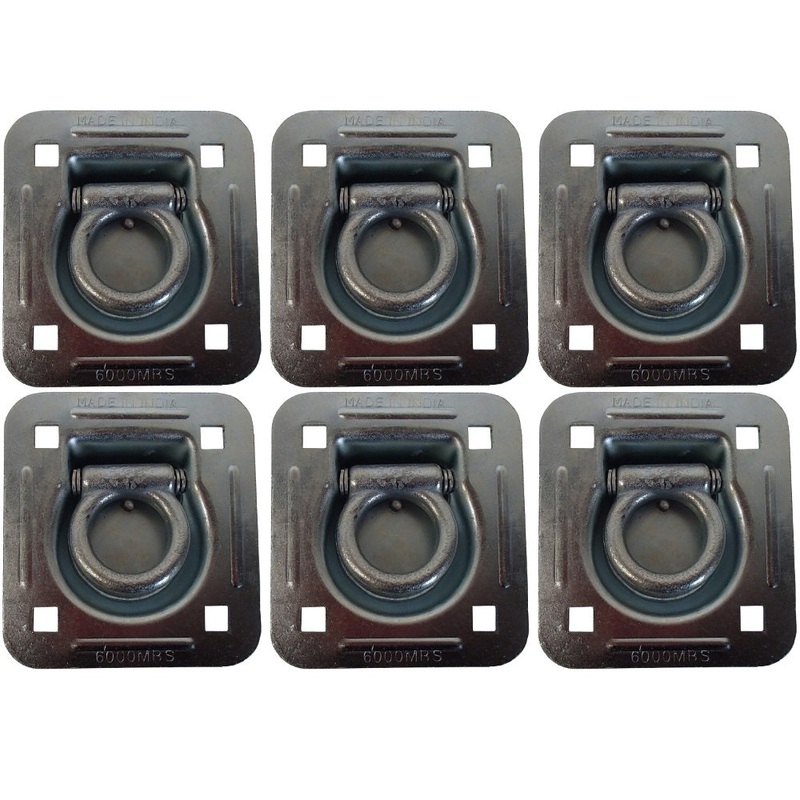 Qty 6: 1-1/2" Bolt-on Recessed D-Ring Fits Universal Products Replaces RDR5