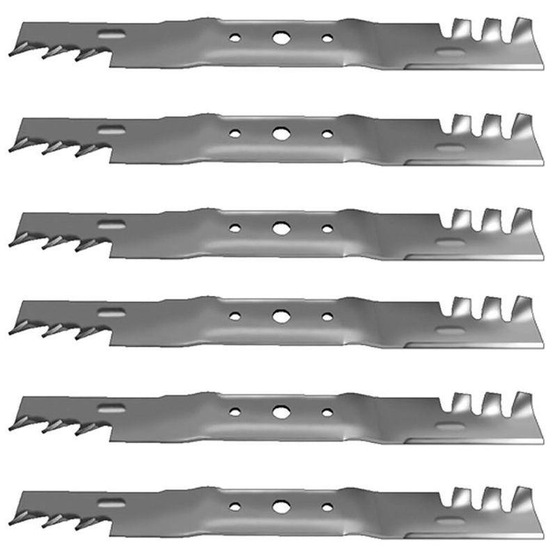 Qty 6: Mulching Mower Blade Fits John Deere Replaces GX20249