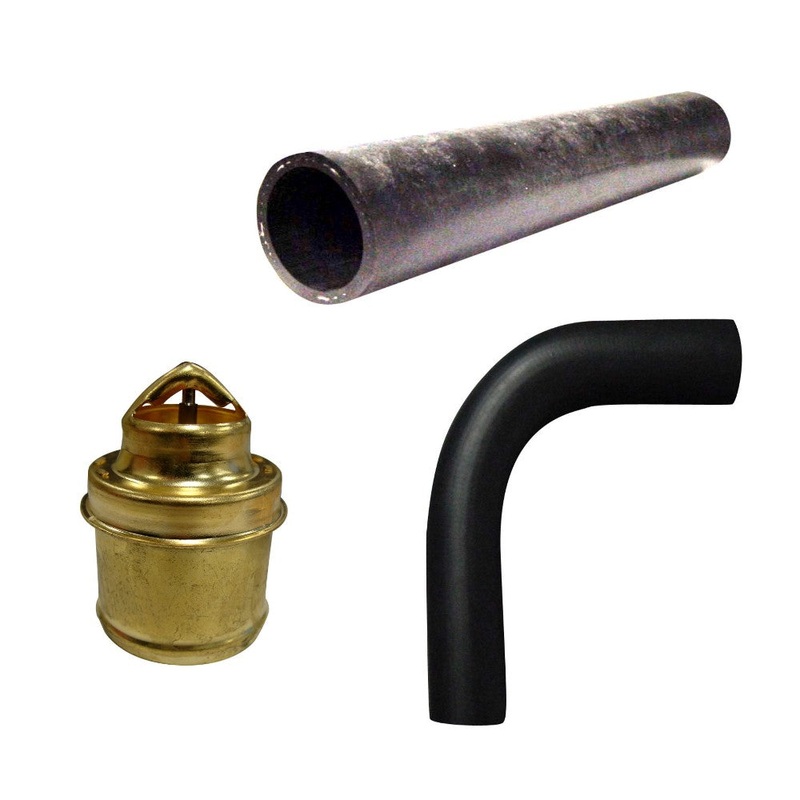 Radiator Hoses & 160 Degree Thermostat Fits Massey Ferguson Replaces 11C14