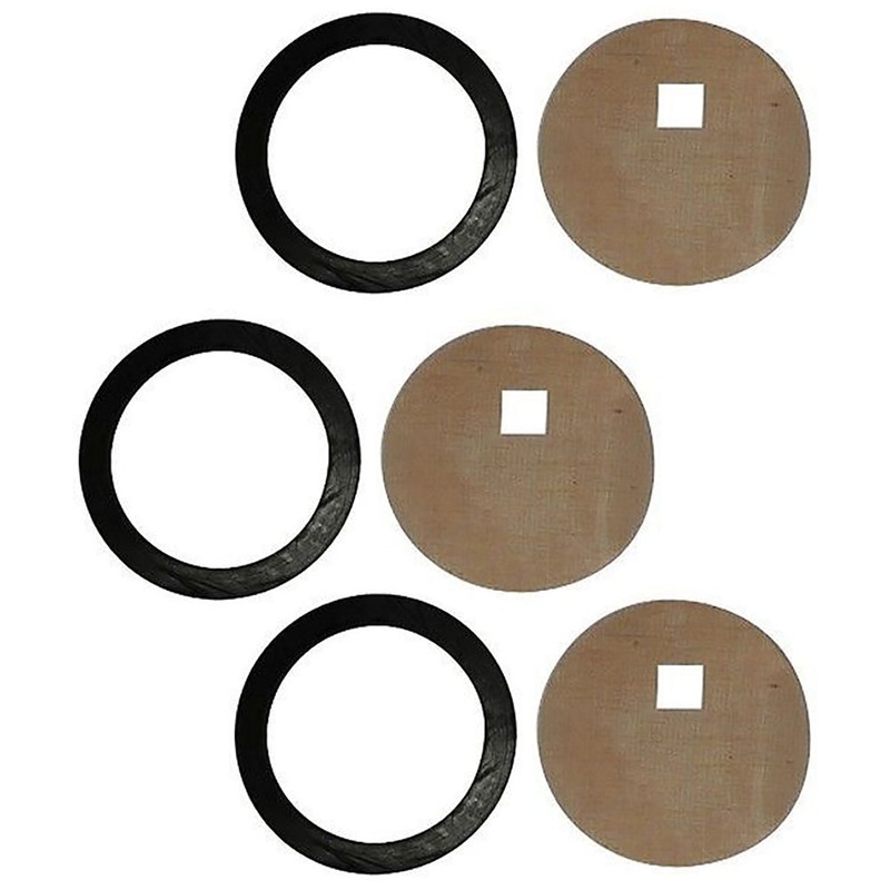825509M1 Qty 3: Fuel Sediment Bowl Gasket & Screen Set Fits Massey Ferguson