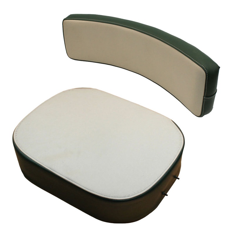 Green & White Seat Cushion Set Fits Oliver Replaces 105812ASA