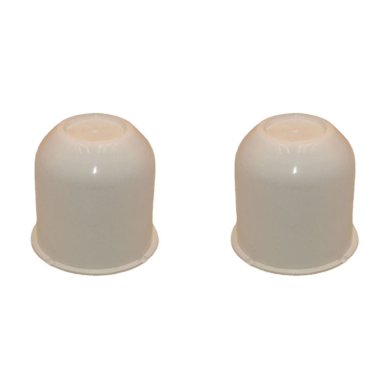 Qty 2: Hub Center Cap (White) Fits Universal Products Replaces MD9004W