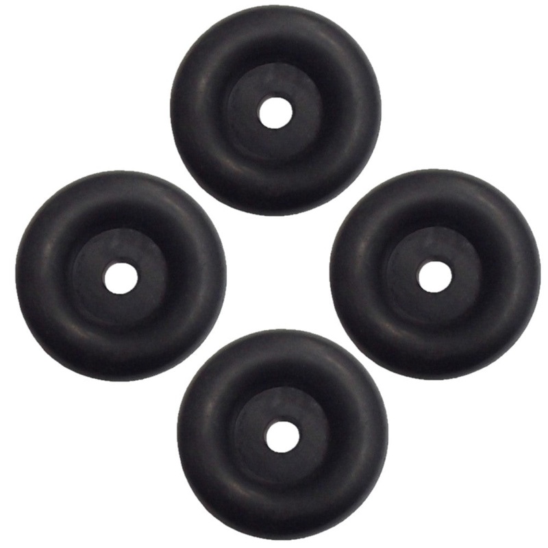 Qty 4: Rubber Door Bumper Fits Universal Products Replaces B1-RUBBERCAP