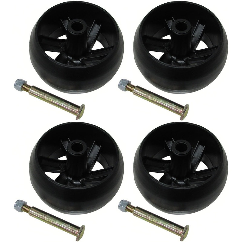 Qty 4: Spoked Deck Wheel Kit Fits Universal Products Replaces 092265