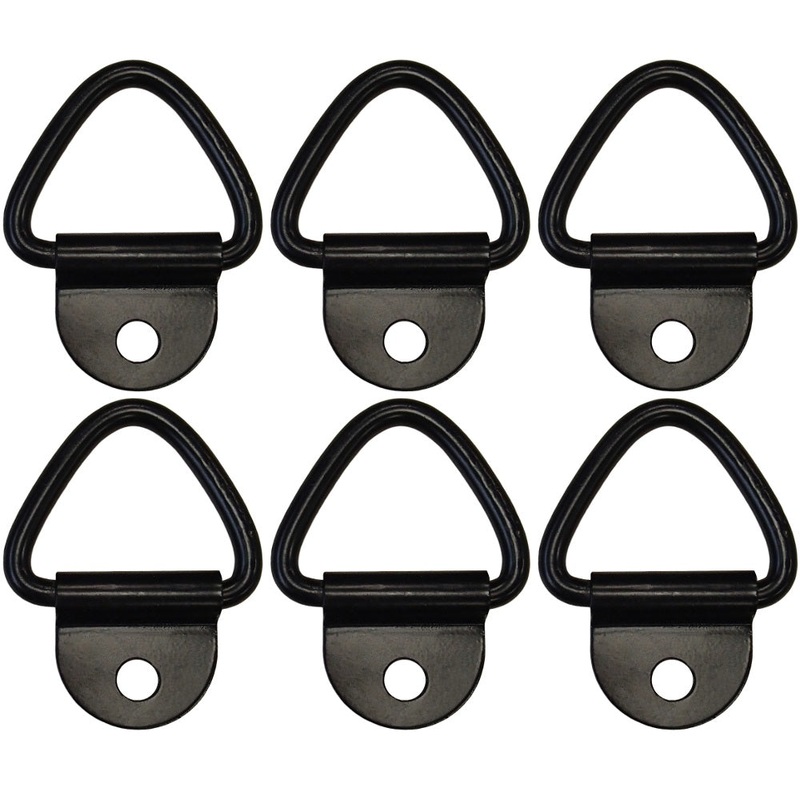 Qty 6: 1/4" Bolt On D-Ring Fits Universal Products Replaces 1000116