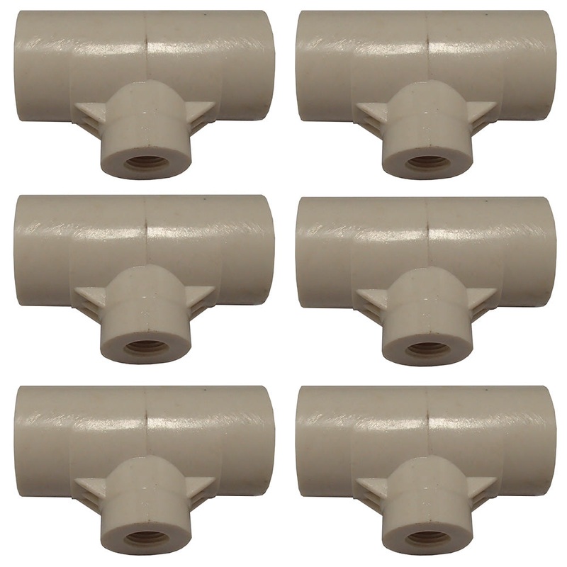 Qty 6: Water Drinker PVC Fitting Fits Universal Products Replaces 12F