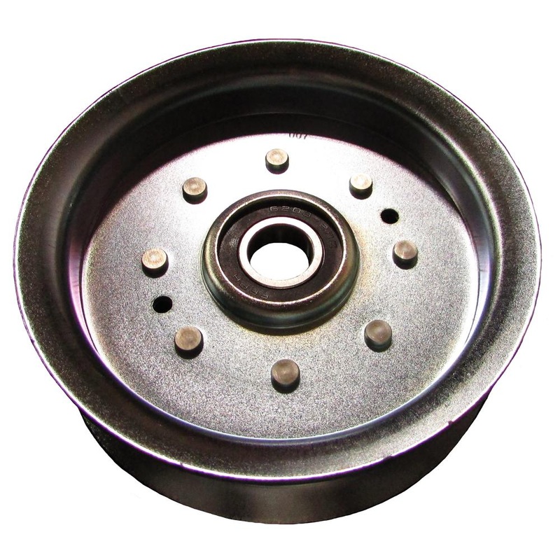 Steel Flat Idler Pulley with Flanges Fits Yard Machine Replaces GY20629