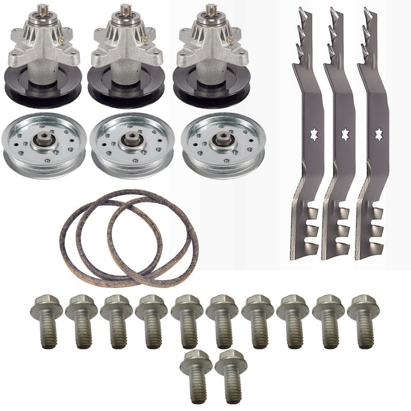 Deck Rebuild Kit with Mulching Blades Fits MTD Replaces 159830