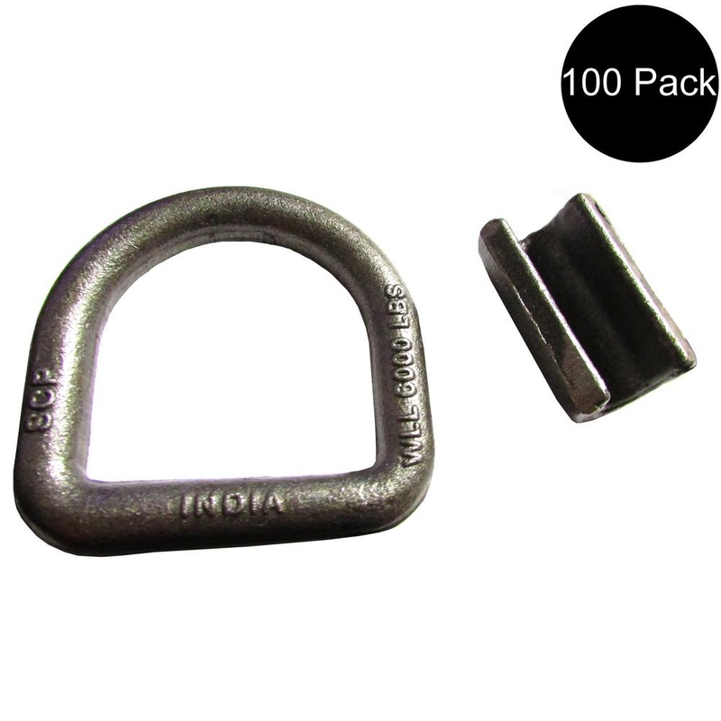 Qty 100: 5/8" Weld On D-Ring Fits Universal Products Replaces OTK20-0223_x100