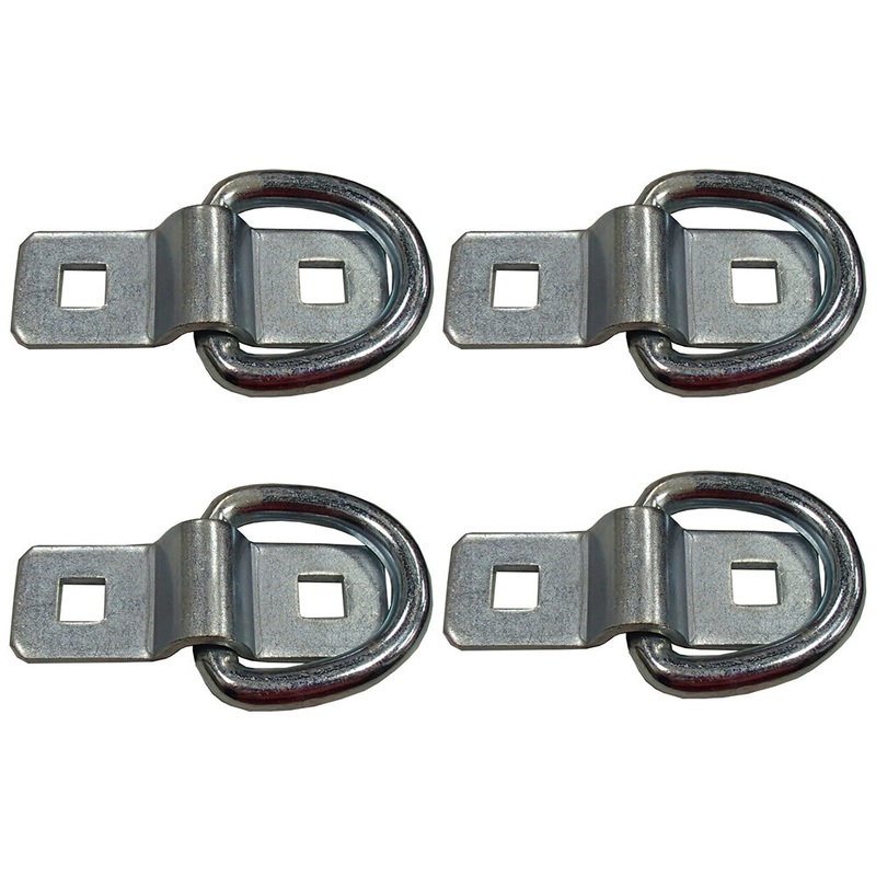 Qty 4: 3/8" Bolt-on D-Ring Fits Universal Products Replaces SR15