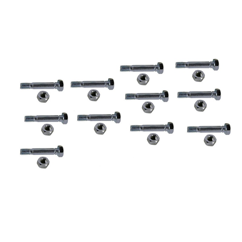 Qty 10: 1-3/4" x 5/16" Shear Pin with Nut Fits MTD Replaces 710-0891
