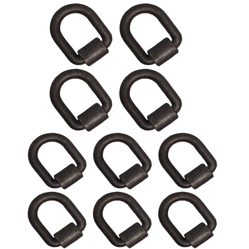 Qty 10: 1" Weld On D-Ring Fits Universal Products Replaces 8 DR100L