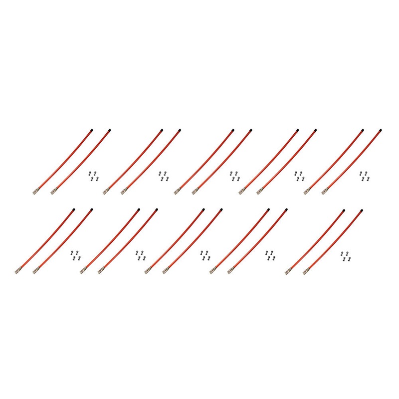 Qty 10: Pair of 36" Orange Blade Markers Fits CURTIS Replaces 2036