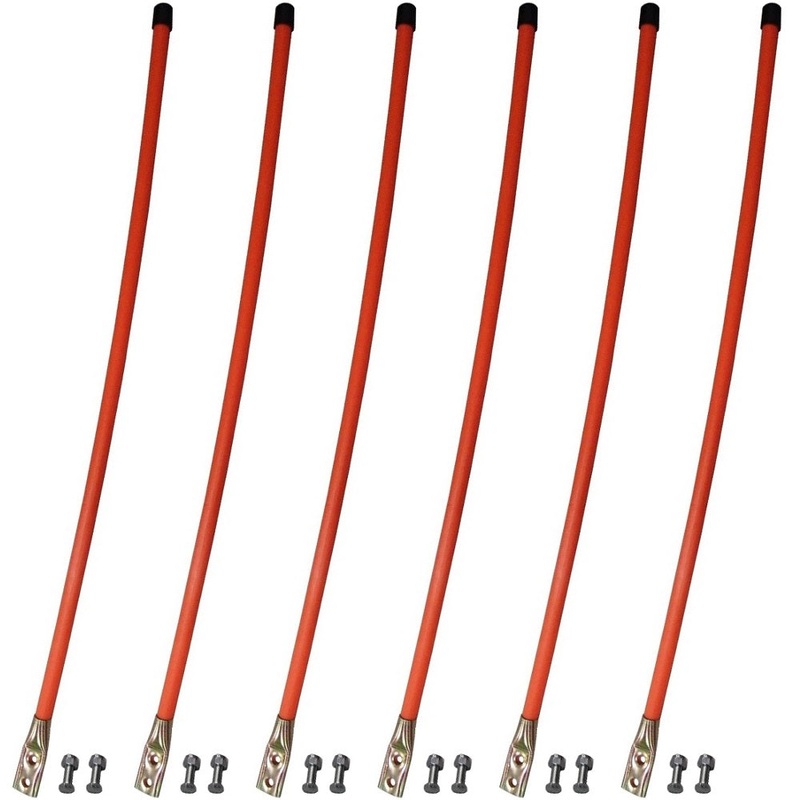 Qty 3: Pair of 36" Orange Blade Markers Fits MEYER Replaces 2036
