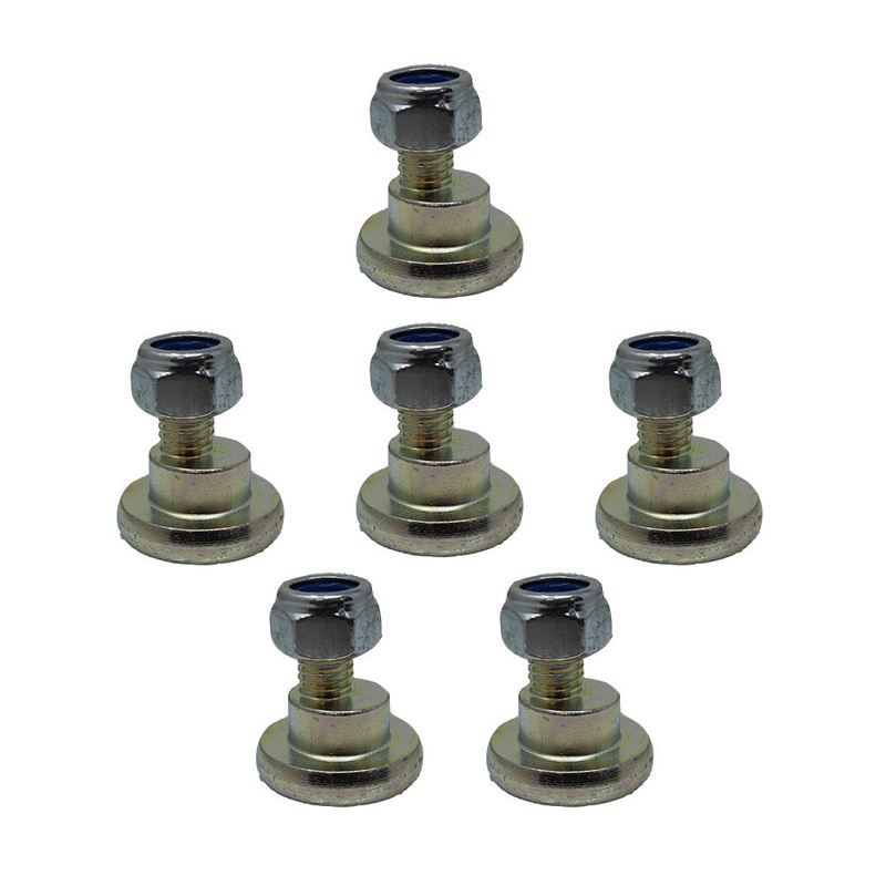 Qty 6: Disc Mower Blade Bolt Kit Fits GEHL Replaces 604664