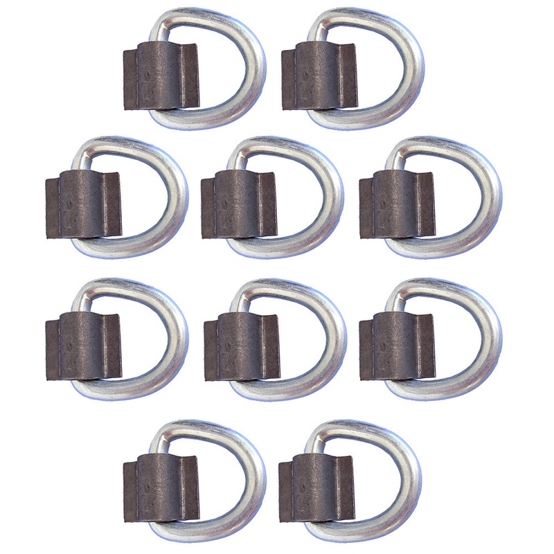 Qty 10: 3/8" Weld On D-Ring Fits Universal Products Replaces 10WR15
