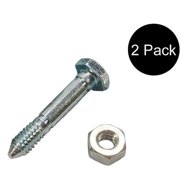 Qty 2: Shear Pin with Nut, 1-7/16" x 1/4" Fits Ariens Replaces 05907100